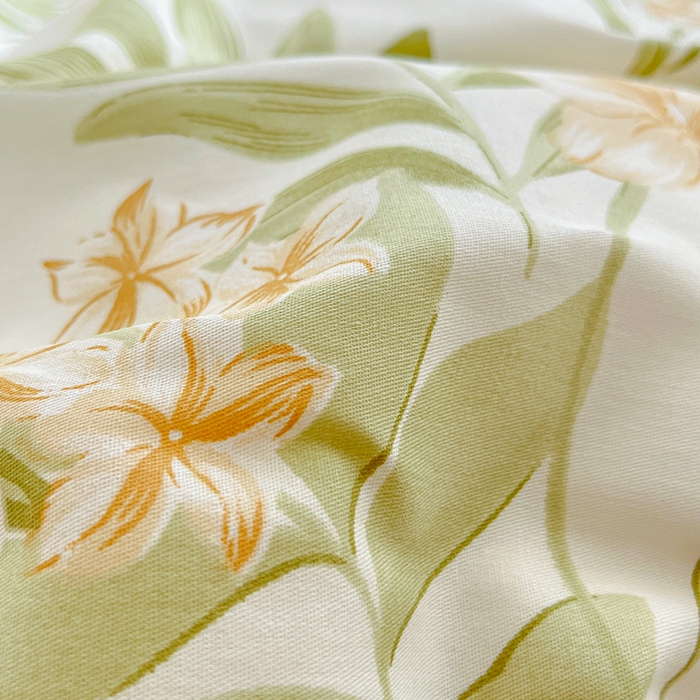 91家纺网 家纺一手货源 找家纺 绵庭家纺 2024新款AB版全棉印花系列四件套 羽飞舞