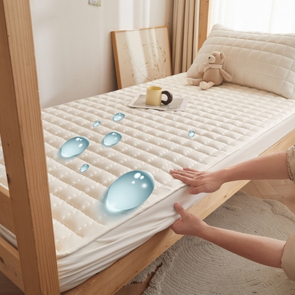 91家纺网 家纺一手货源 找家纺 （总）爱思凯家纺 2025新款曲线格床笠（学生-防水）