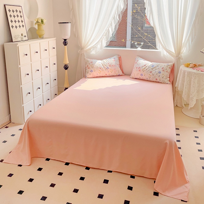 91家纺网 家纺一手货源 找家纺 优选良品 2025新款直播爆款母婴级水洗皱皱棉四件套小碎花被套床笠款三件套 纳里庄园