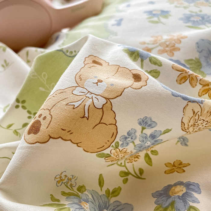 91家纺网 家纺一手货源 找家纺 绵庭家纺 2024新款AB版12868全棉印花单被套 诺溪