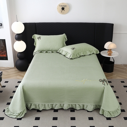 91家纺网 家纺一手货源 找家纺 （总）上喜 热卖天丝夹棉床盖系列- 蝴蝶结床盖