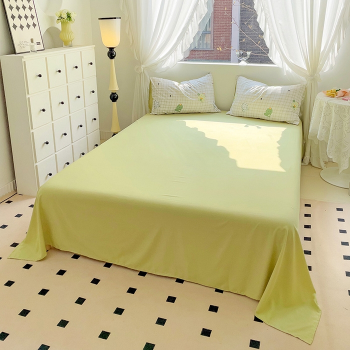 91家纺网 家纺一手货源 找家纺 优选良品 2025新款直播爆款母婴级水洗皱皱棉四件套小碎花被套床笠款三件套 恐龙宝贝