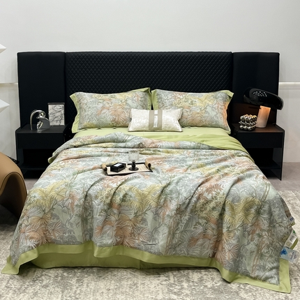 91家纺网 家纺一手货源 找家纺 （总）匠心 2024新款50S莱赛尔夏被四件套 