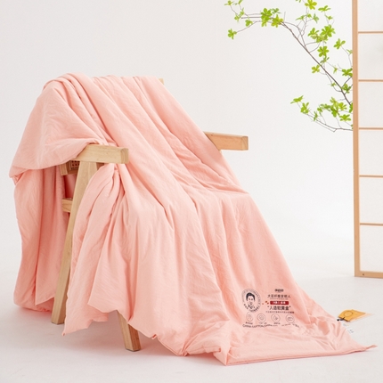 恒科家纺 2025新款李官奇大豆被夏被空调被四季被 粉玉