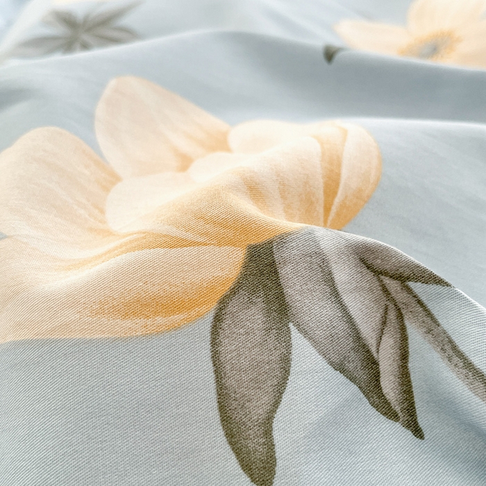 91家纺网 家纺一手货源 找家纺 绵庭家纺 2024新款AB版12868全棉印花单被套 雅致花都