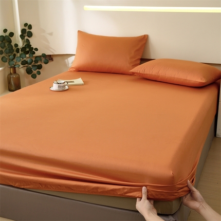 91家纺网 家纺一手货源 找家纺 （总）凯磊家纺 2024新款高支高密.纯色南汐系列单床笠