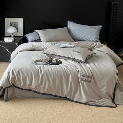 91家纺网 家纺一手货源 找家纺 （总）名品优仓 2024新款全棉刺绣四件套-柏菲克