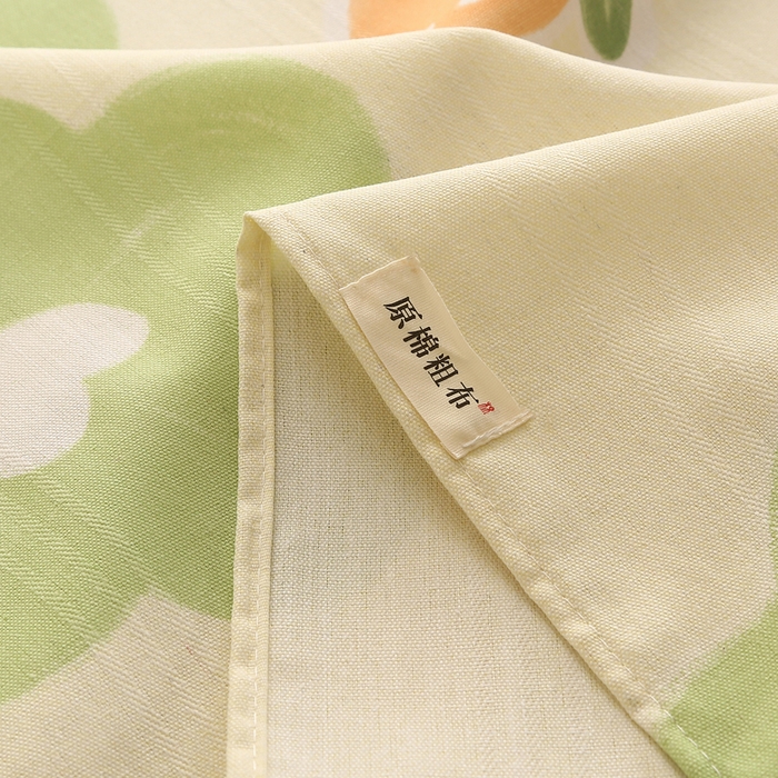 91家纺网 家纺一手货源 找家纺 金泰莱 2025新款三枚段条卷边老粗布凉席三件套床单套件 超级恐龙 原棉款