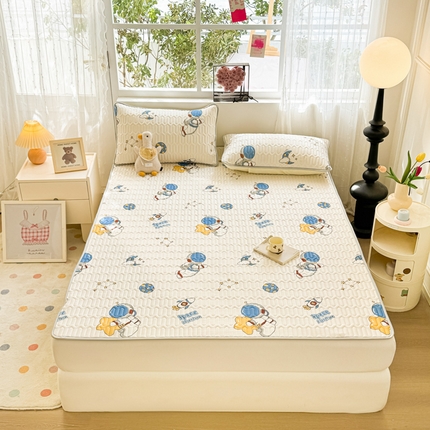 91家纺网 家纺一手货源 找家纺 （总）佰亿莱2024新款小清新印花乳胶凉席