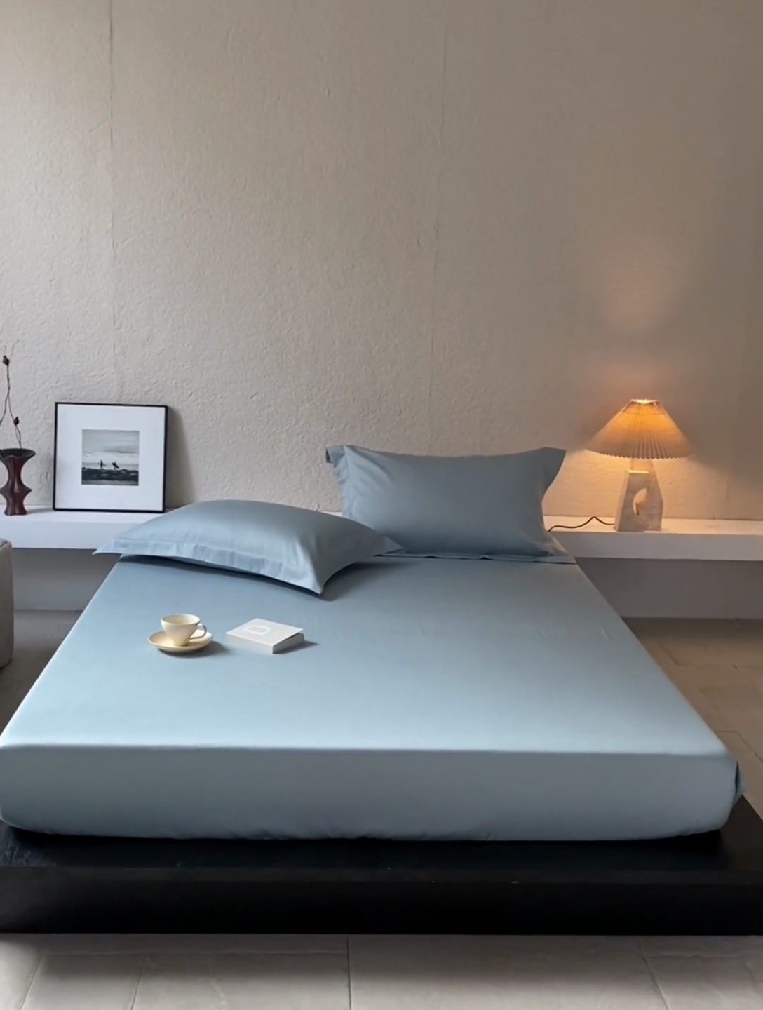 91家纺网 家纺一手货源 找家纺 秀色家纺 2025新款高端酒店50支贡缎长绒棉床笠单件纯棉全棉贡缎可裸睡单双人床上用品 梦易-郁兰