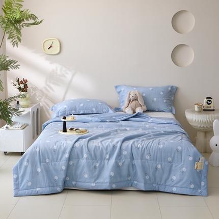 91家纺网 家纺一手货源 找家纺 （总）33家纺 2024新款芙蓉棉印花夏被夏凉被空调被子