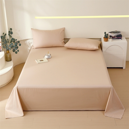 91家纺网 家纺一手货源 找家纺 （总）凯磊家纺 2024新款高支高密.纯色南汐系列单床单