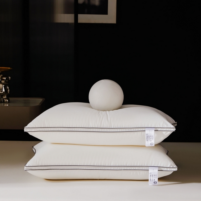 91家纺网 家纺一手货源 找家纺 星芯合家纺 2024新款A类100支全棉七星级酒店枕芯 七星级酒店立体枕