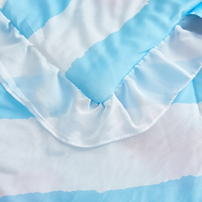 91家纺网 家纺一手货源 找家纺 爱上家居 2024新款印花凉席床裙床单款夏被-床裙款 甜蜜