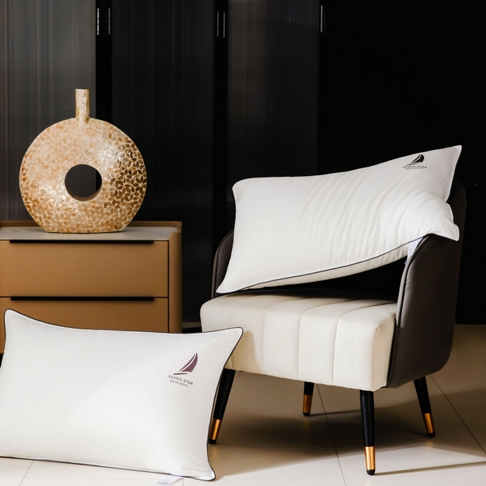 91家纺网 家纺一手货源 找家纺 （总）星芯合家纺 2024新款A类100支全棉七星级酒店枕芯