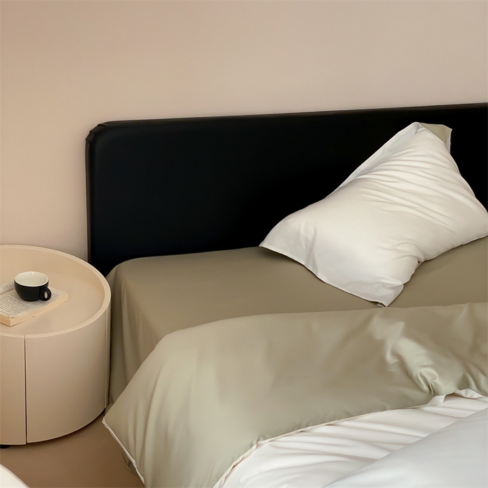 91家纺网 家纺一手货源 找家纺 荣轩家纺   2024年新款天丝棉四件套 遇见-奶茶绿