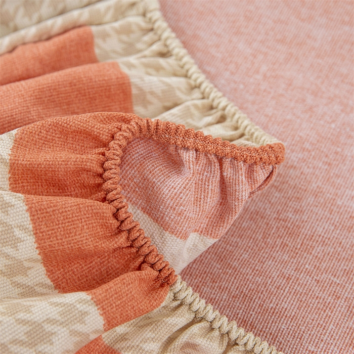 91家纺网 家纺一手货源 找家纺 金泰莱 2025新款老粗布床笠三件套全棉床笠纯棉床笠单床笠 简尚