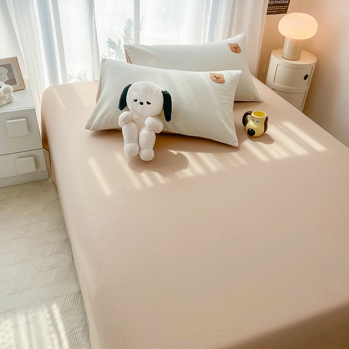 91家纺网 家纺一手货源 找家纺 （总）慕尚 2025新款全棉华夫格毛巾绣四件套