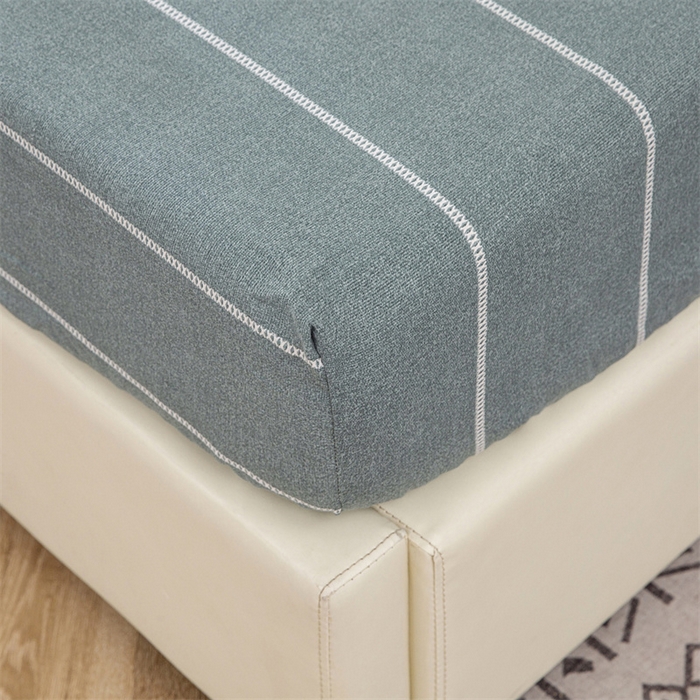 91家纺网 家纺一手货源 找家纺 金泰莱 2025新款老粗布床笠三件套全棉床笠纯棉床笠单床笠 初见