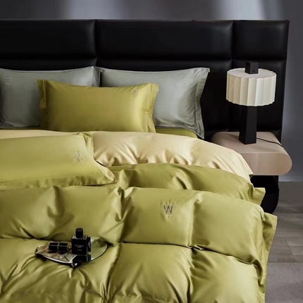 91家纺网 家纺一手货源 找家纺 （总）玖玖爱家纺 2024新款云柔黄金长绒棉四件套