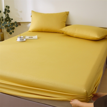 91家纺网 家纺一手货源 找家纺 （总）凯磊家纺 2024新款高支高密.纯色南汐系列单床笠