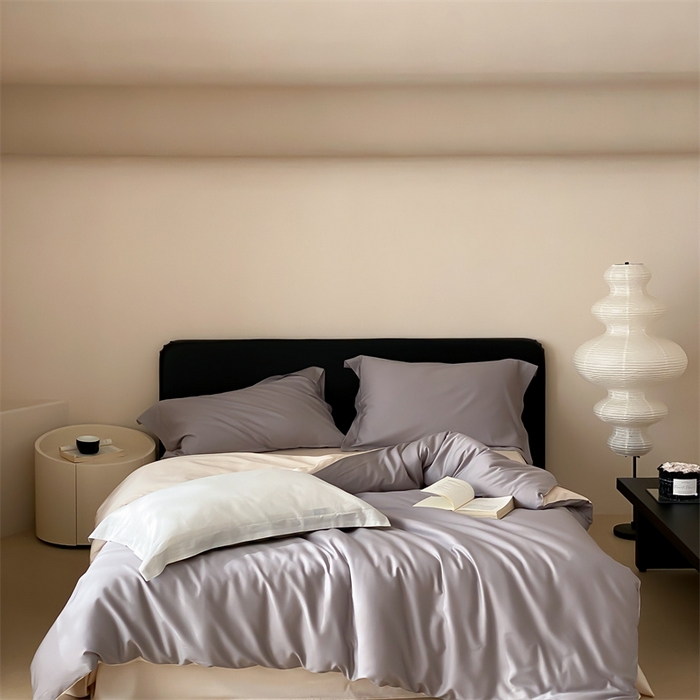 91家纺网 家纺一手货源 找家纺 荣轩家纺   2024年新款天丝棉四件套 遇见-拿铁