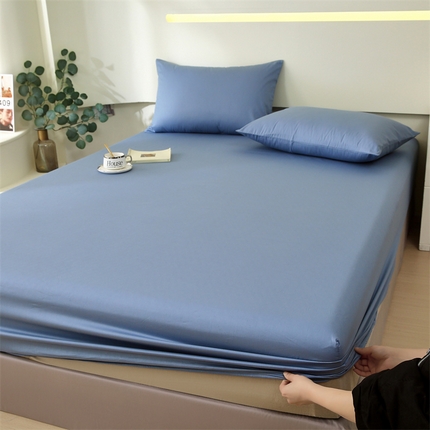 91家纺网 家纺一手货源 找家纺 （总）凯磊家纺 2024新款高支高密.纯色南汐系列单床笠