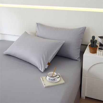 91家纺网 家纺一手货源 找家纺 （总）凯磊家纺 2024新款高支高密.纯色南汐系列单品枕套