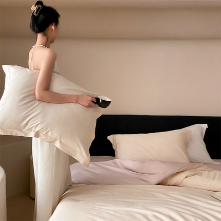 荣轩家纺   2024年新款天丝棉四件套 遇见-馥芮白