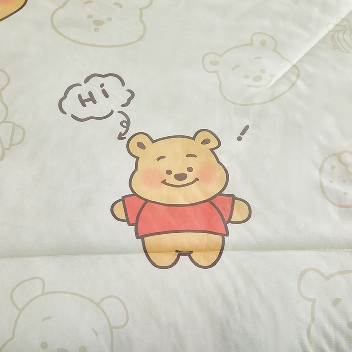 91家纺网 家纺一手货源 找家纺 爱上家居 2024新款印花凉席床裙床单款夏被-床裙款 小熊很忙