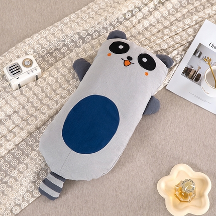 91家纺网 家纺一手货源 找家纺 2025新款直播爆款动物乐园荞麦枕 动物乐园灰