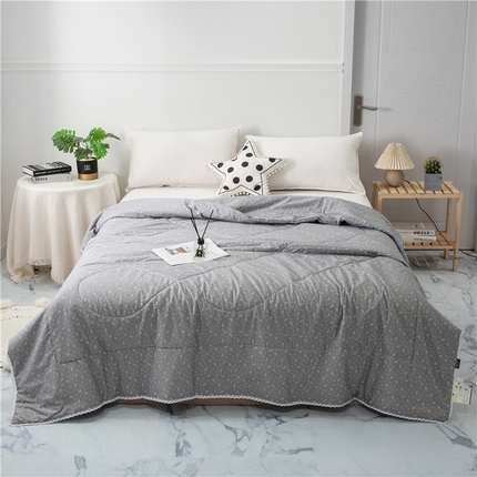 91家纺网 家纺一手货源 找家纺 （总）金泰莱 2025新款里外全棉夏被纱布夏被棉花被子夏凉被纯棉夏被空调被