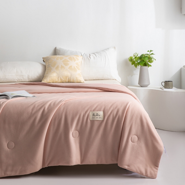 91家纺网 家纺一手货源 找家纺 （总）慕尚 2025新款针织棉华夫格夏被