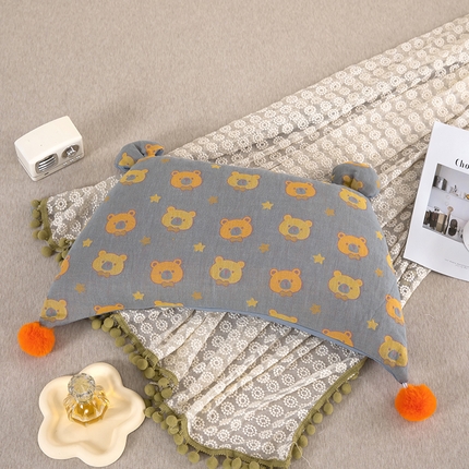 91家纺网 家纺一手货源 找家纺 （总）2025新款直播爆款棉纱卡通毛球荞麦枕