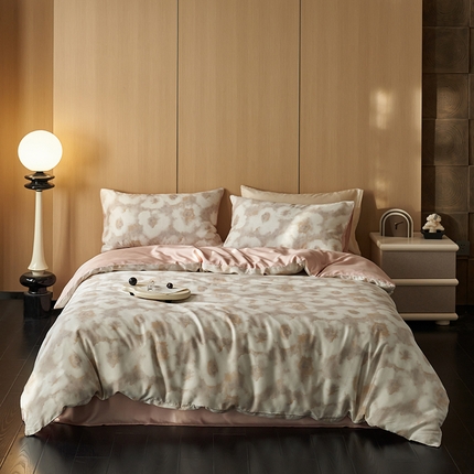 时年家纺 2024春夏新品莱赛尔天丝印花四件套 北海道