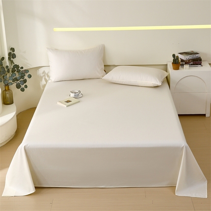 91家纺网 家纺一手货源 找家纺 （总）凯磊家纺 2024新款高支高密.纯色南汐系列单床单