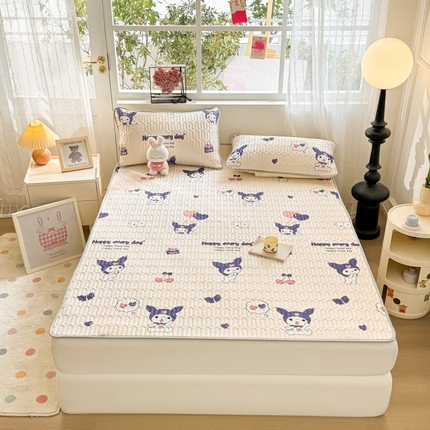 91家纺网 家纺一手货源 找家纺 （总）佰亿莱2024新款小清新印花乳胶凉席