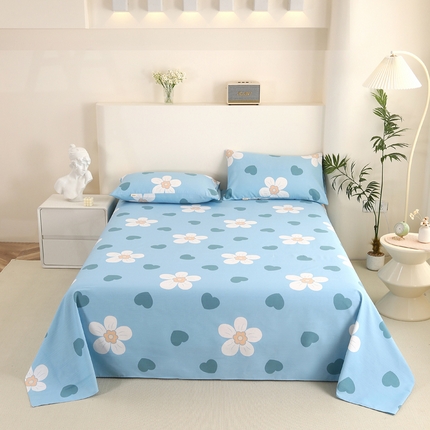 91家纺网 家纺一手货源 找家纺 （总）金泰莱 2025新款三枚段条卷边老粗布凉席三件套床单套件