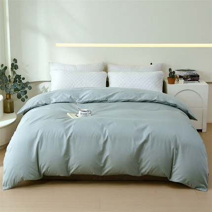 91家纺网 家纺一手货源 找家纺 （总）凯磊家纺 2024新款高支高密.纯色南汐系列单被套