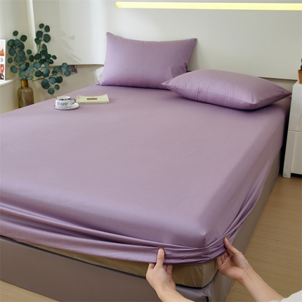 91家纺网 家纺一手货源 找家纺 （总）凯磊家纺 2024新款高支高密.纯色南汐系列单床笠