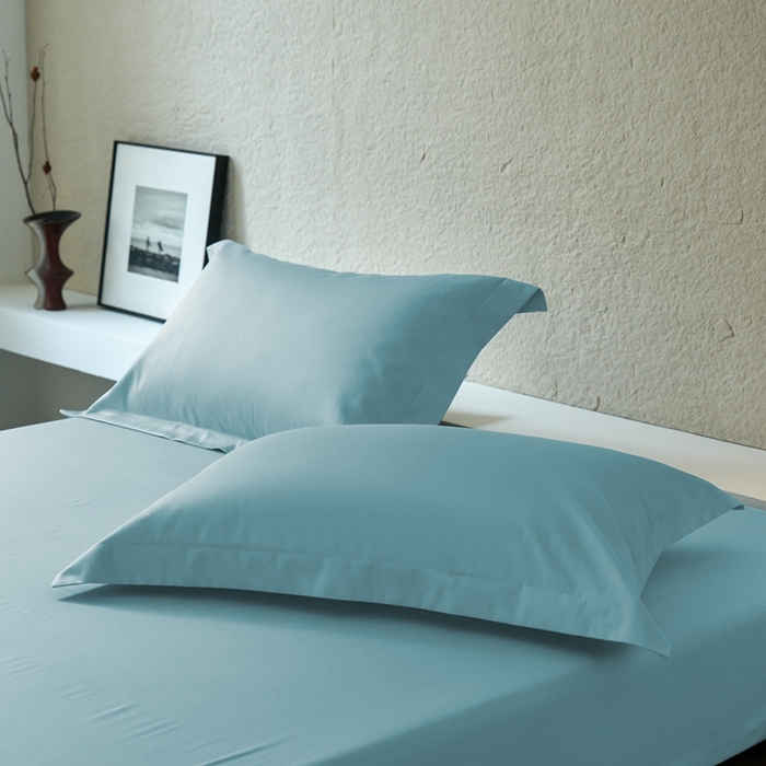 91家纺网 家纺一手货源 找家纺 秀色家纺 2025新款高端酒店50支贡缎长绒棉床笠单件纯棉全棉贡缎可裸睡单双人床上用品 梦易-郁兰