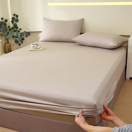 91家纺网 家纺一手货源 找家纺 （总）凯磊家纺 2024新款高支高密.纯色南汐系列单床笠