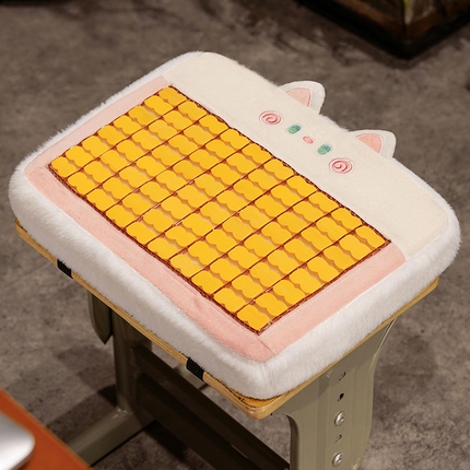 91家纺网 家纺一手货源 找家纺 （总）仟亿莱 2024新款抱抱猫加厚麻将凉席坐垫