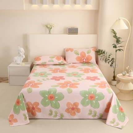 91家纺网 家纺一手货源 找家纺 （总）金泰莱 2025新款三枚段条卷边老粗布凉席三件套床单套件