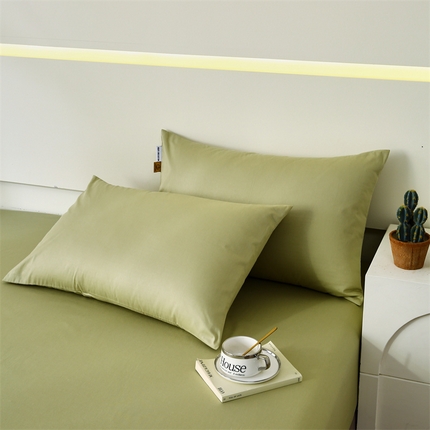 91家纺网 家纺一手货源 找家纺 （总）凯磊家纺 2024新款高支高密.纯色南汐系列单品枕套