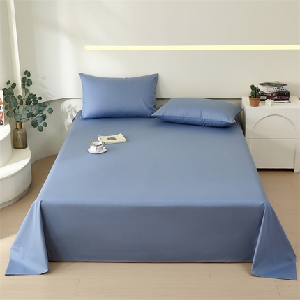 91家纺网 家纺一手货源 找家纺 （总）凯磊家纺 2024新款高支高密.纯色南汐系列单床单