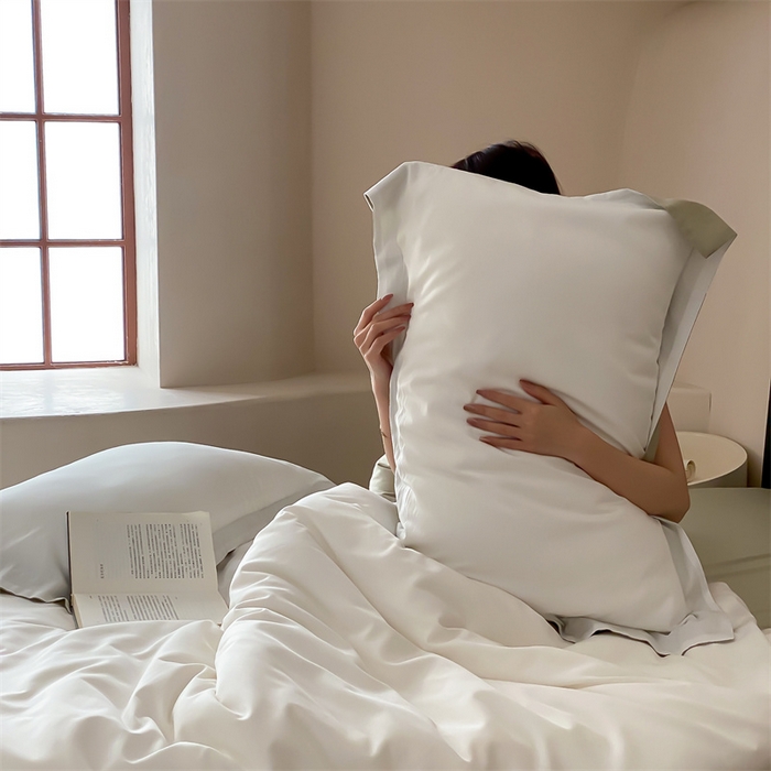 91家纺网 家纺一手货源 找家纺 荣轩家纺   2024年新款天丝棉四件套 遇见-奶咖