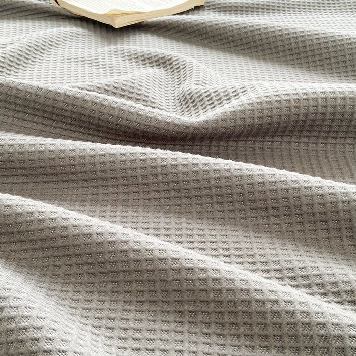 91家纺网 家纺一手货源 找家纺 来菲毛毯 2025新款全棉A类盖毯夏凉被 灰色