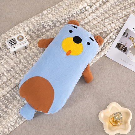 91家纺网 家纺一手货源 找家纺 2025新款直播爆款动物乐园荞麦枕 动物乐园蓝