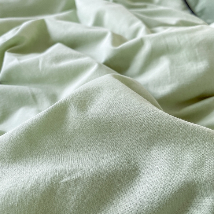 91家纺网 家纺一手货源 找家纺 荔禾家居 2024新款A类全棉水洗棉无染夏被 春辰绿